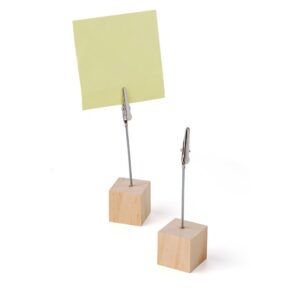 Holzhalter für Notizen oder Fotos als Kundenpräsent